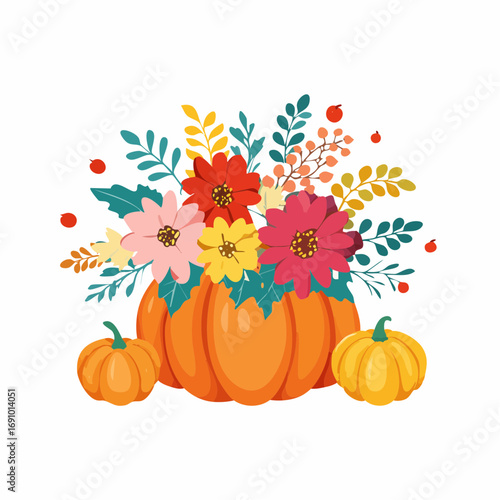 Ein herbstlicher Blumenstrauß