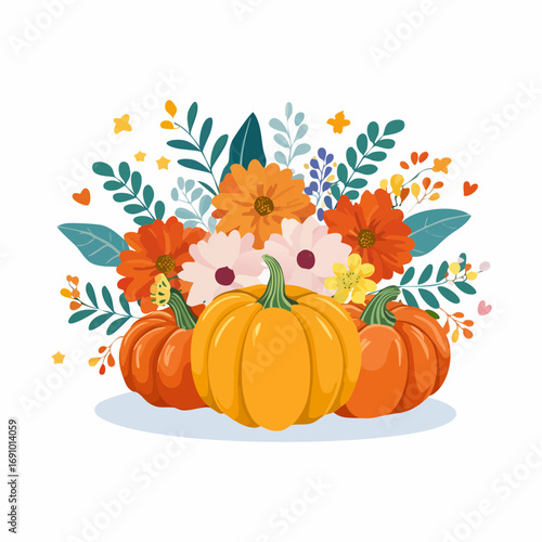 Ein herbstlicher Blumenstrauß