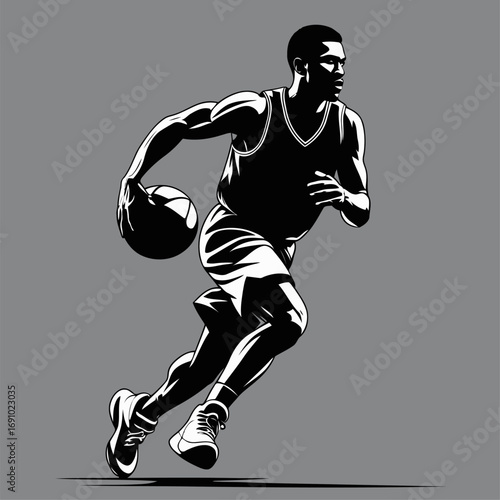 American football silhouette vector