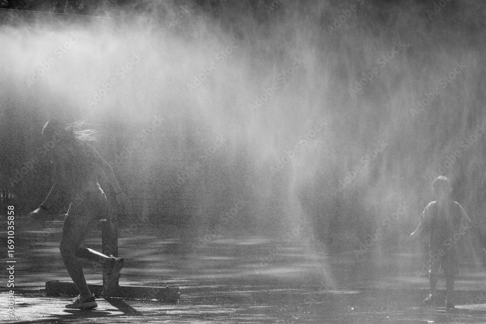 Fototapeta premium Water curtain