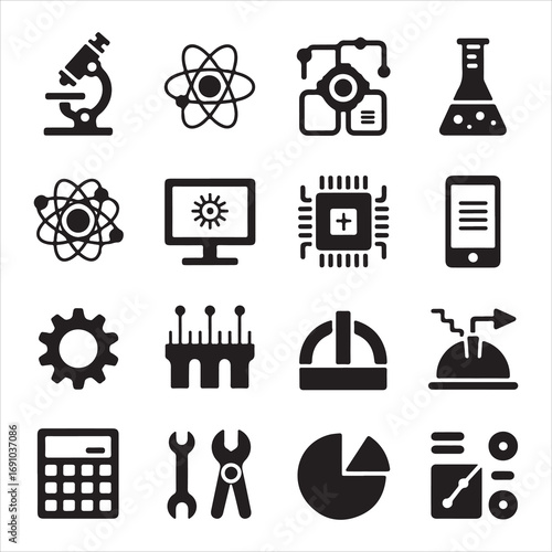 science and chemistry icons