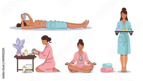 Serene spa day collection featuring relaxing treatments and wellness activities for ultimate rejuvenation and self care