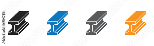 Steel Beam Icon,.China car market growth, exciting vehicle sales in China, Structural element made of steel used to support and reinforce buildings and structures in construction projects