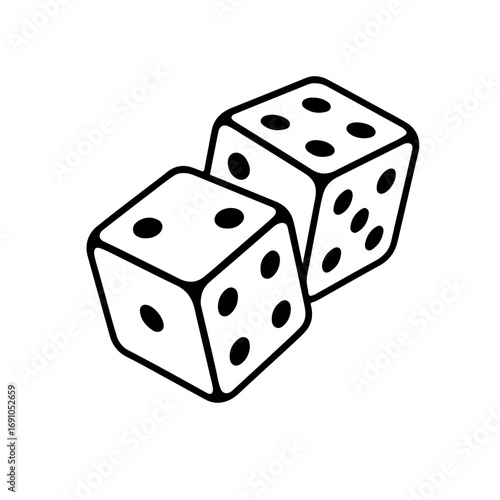 a simple image of two dice