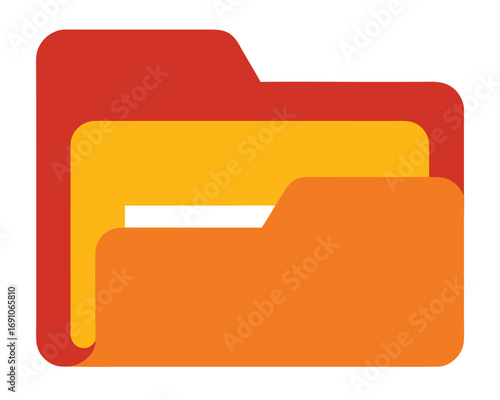 Folder Icon for Document Organization and Data Storage