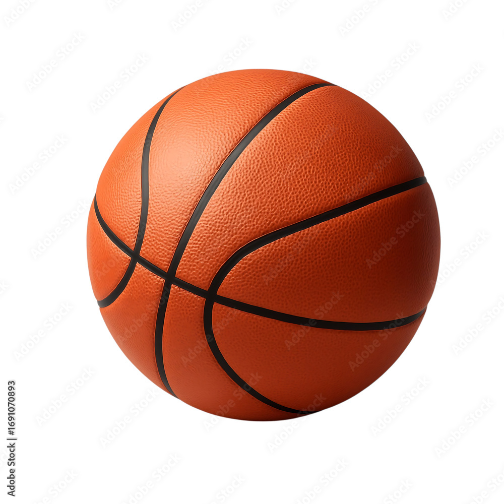 Obraz premium basketball isolated on transparent background