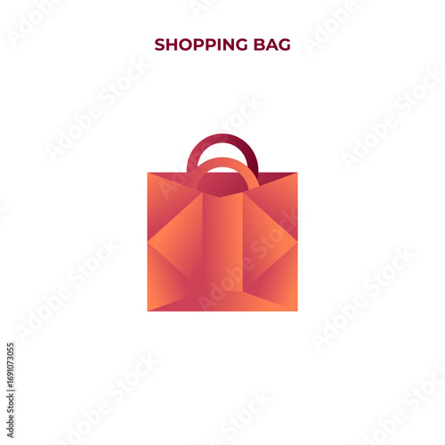 Shopping Bag Icon – Modern Gradient Symbol