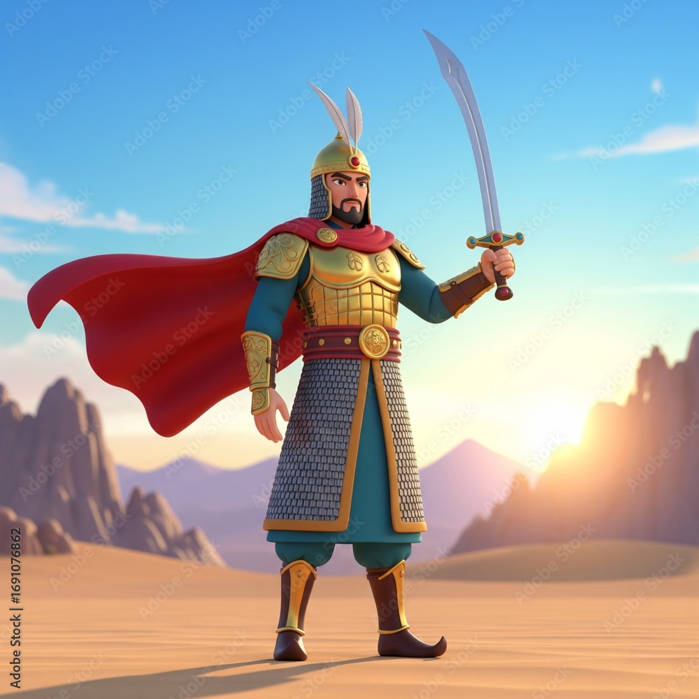 Obraz premium Persian Warrior – Warrior of Iran 
