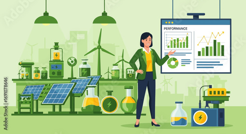 Presentation of sustainable energy performance and technology solutions for a greener future