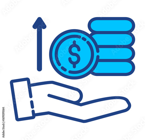 Earning Simple Vector Icon Collection