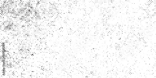 Grunge halftone gradient background. Faded grit noise texture. White and black sand wallpaper. Retro pixelated backdrop. Anime or manga style comic overlay.grunge surface