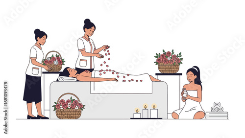 Three diverse women practicing yoga indoors in a bright airy room with plants and shelves creating a peaceful and serene home environment