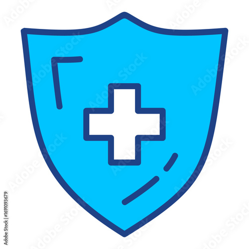 Health Insurance Simple Vector Icon Collection