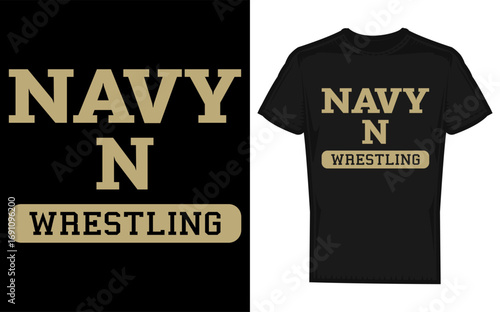 Official navy midshipmen wrestling logo design featuring a dynamic silhouette of a wrestler in action perfect for sports branding and merchandise