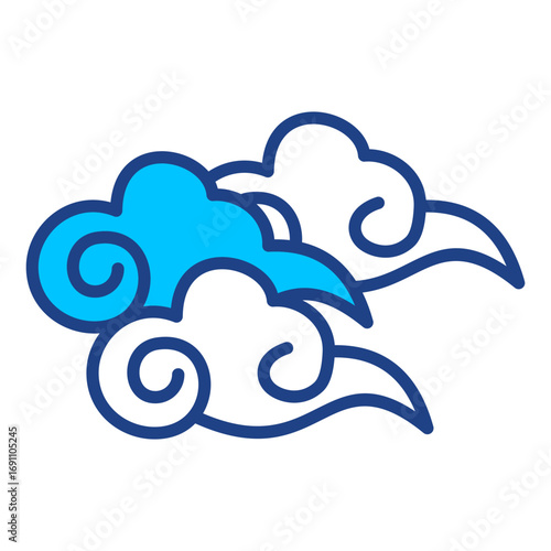 Clouds Simple Vector Icon Collection