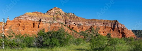 Red Rock Scenic Landscape Palo Duro Canyon Texas