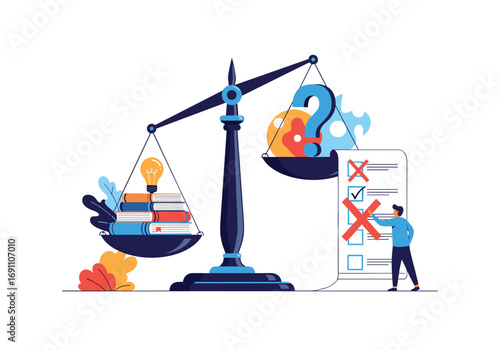 Balancing knowledge and questions with decision making and critical thinking
