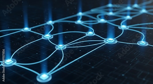 Network Connections, Digital Interconnectivity, Technology, Data Flow, Global Communication.