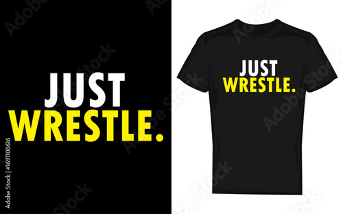 Dynamic wrestling silhouette design for adult t shirts banners and advertisements featuring bold graphics and a striking visual impact