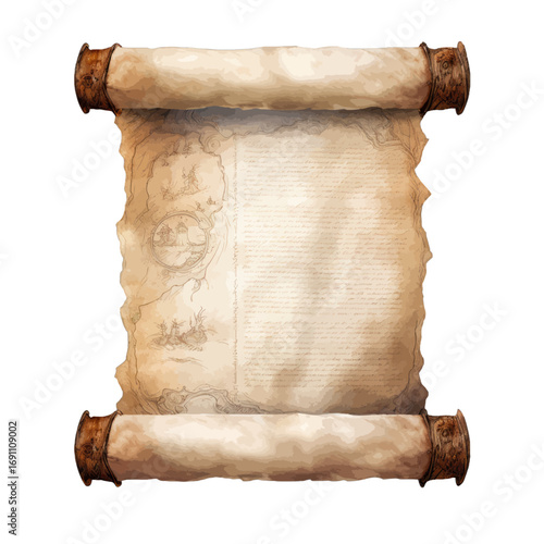 old scroll parchment