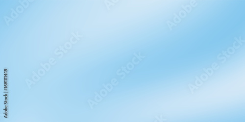 Aesthetic clear blue sky set. Summer season blue pastel colored vertical vector banner. Blurred sky gradient background  Texture, background, pattern, template