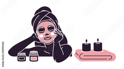 Three stylish people two women and one man are presented with a selection of perfume bottles on a table suggesting a shopping or sampling experience