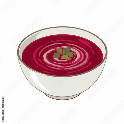 red borscht soup