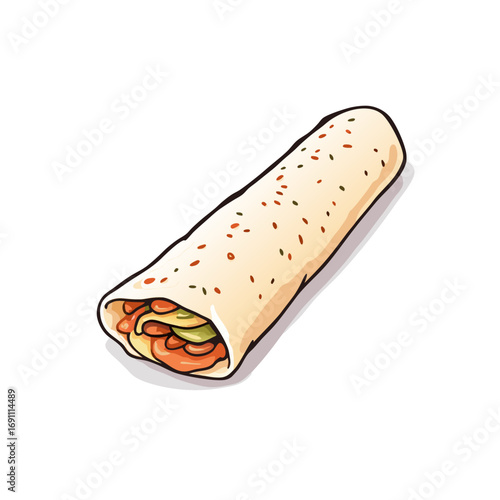 vector illustration of a dog food