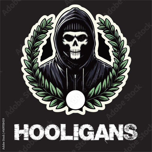 A Vector Illustrator Ultras hooligan Football Fans Logo