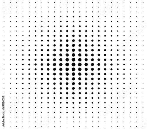 Abstract dot pattern radial symmetry geometric design subtle gradient effect digital art