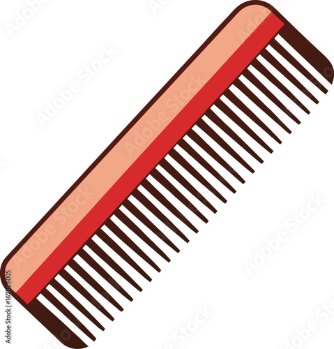 comb isolated on transparent background