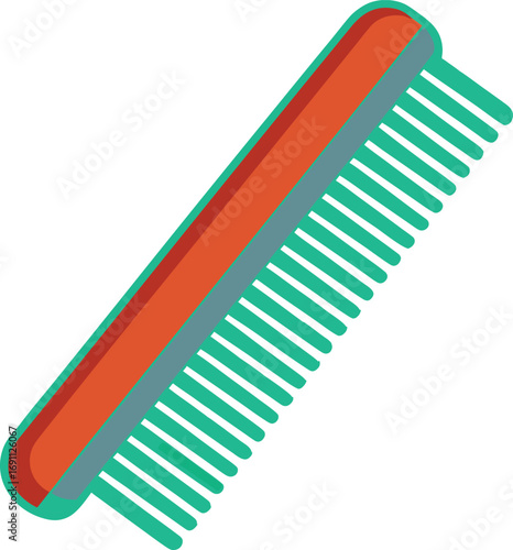 comb isolated on transparent background