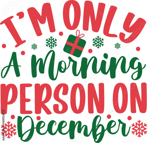 Funny Christmas vector t-shirt design 