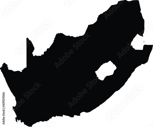 South africa map vector illustration scalable eps icon for general use