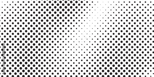 Background with monochrome dotted texture. Polka dot pattern template. Background with black dots - stock vector dots background vector dots illustration modern art background