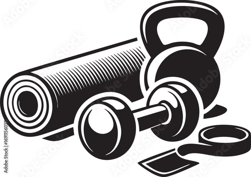 Weight Management silhouette vector 