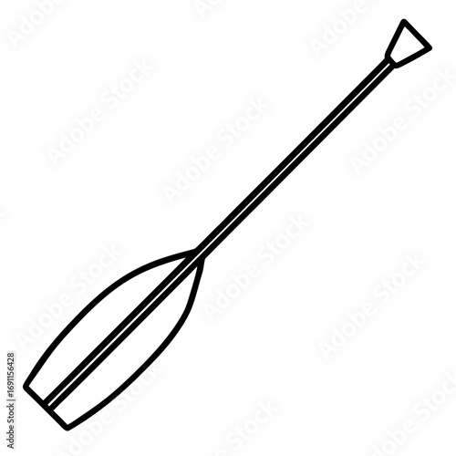 Paddle vector, a modern paddle icon art design, black vector of a paddle outline, simple paddle art, a set of paddle icons isolated
