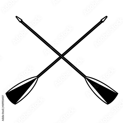 Paddle vector, a modern paddle icon art design, black vector of a paddle outline, simple paddle art, a set of paddle icons isolated