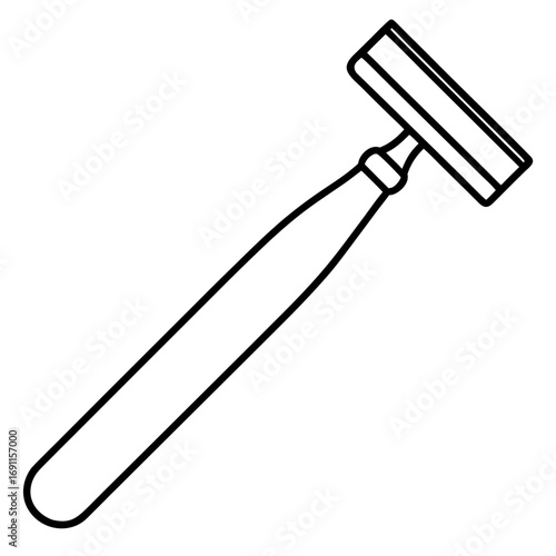 Shaving razor vector, a modern shaving razor icon art design, black vector of a shaving razor outline, simple razor art, a set of shaving razor icons isolated