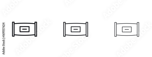 Wipes pack icon logo vector template. Simple style icons