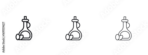 Olive oil icon logo vector template. Simple style icons