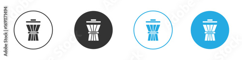 Waste reduction icon vector design pack. symbol logo.