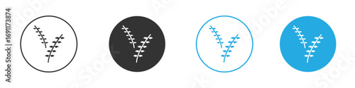 Laurel wreath icon vector design pack. symbol logo.