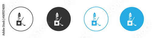 Jack in the box icon vector design pack. symbol logo.