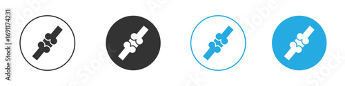 Herniated disc icon vector design pack. symbol logo.