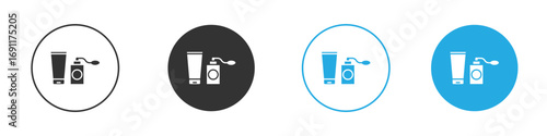 Cosmetics icon vector design pack. symbol logo.