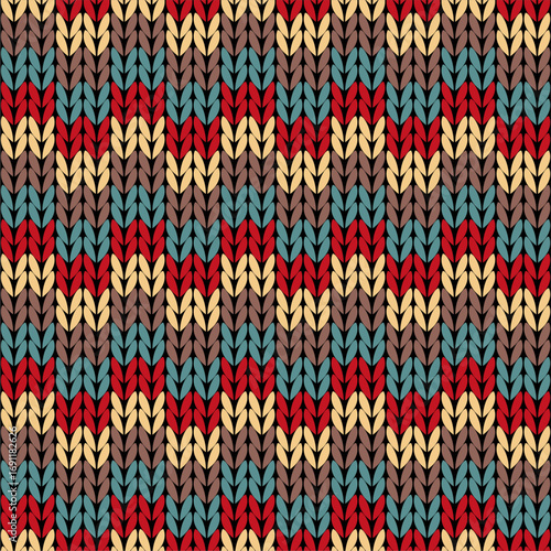 Knitted background pattern wallpaper knitting decorative print handmade textile knitting handiwork