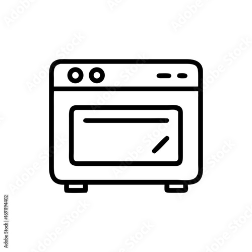 microwave oven vector