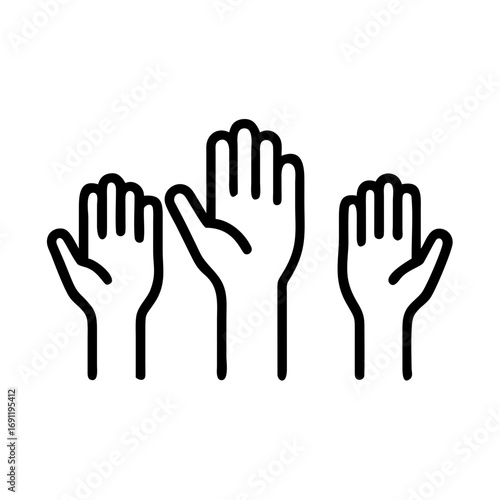 hands vector illustration