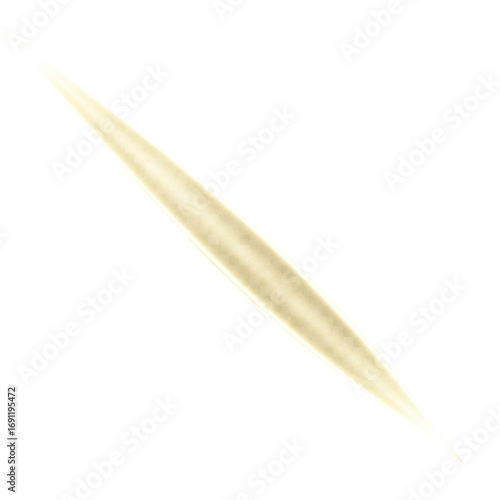 Vector art of golden tapered toothpick